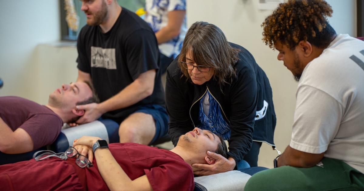 Students study a whole-person approach to patient wellness at University of Western States.