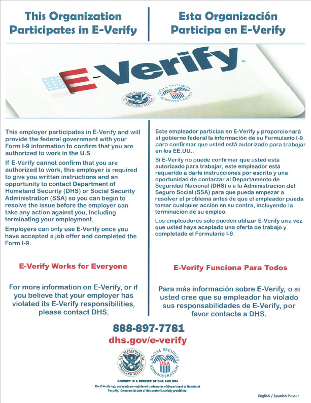 E-verify poster