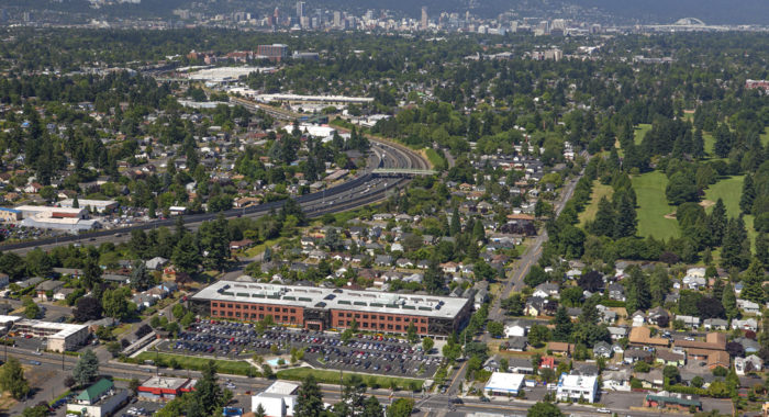 new campus and city of Portland
