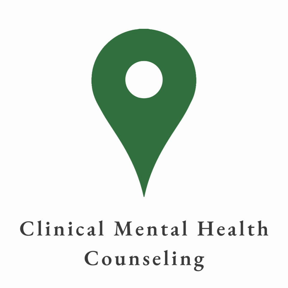 Clinical Mental Health Counseling Green Map Pin