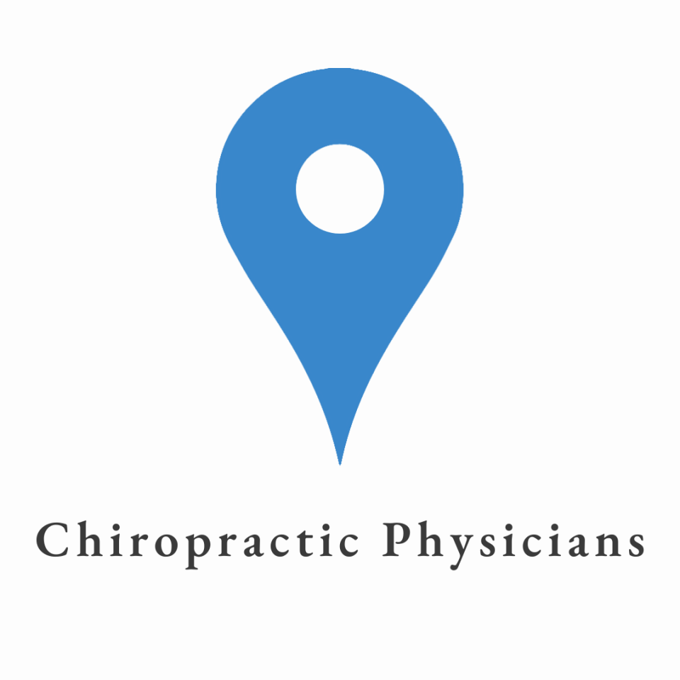 Chiropractic Physicians Blue Map Pin