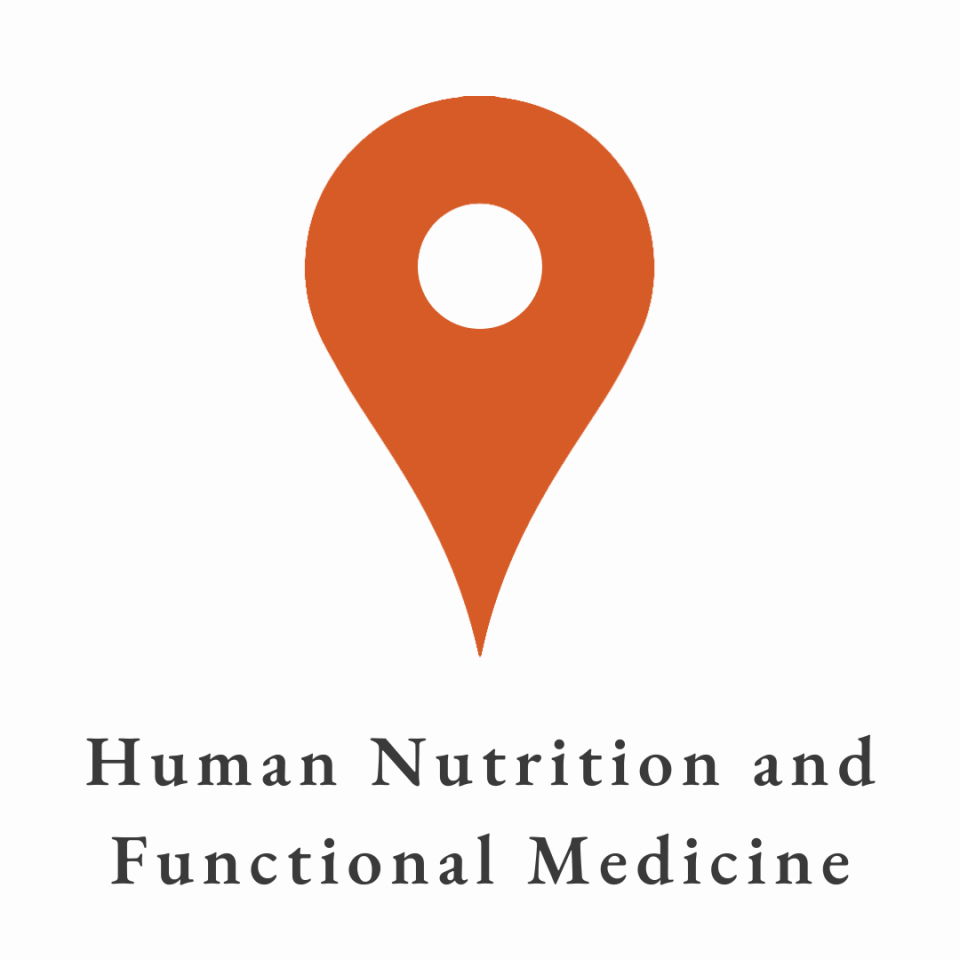 Human Nutrition and Functional Medicine Orange Map Pin